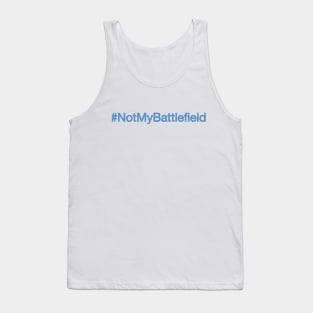 NotMyBattlefield Anti-Battlefield 5 Twitter Blue Tank Top